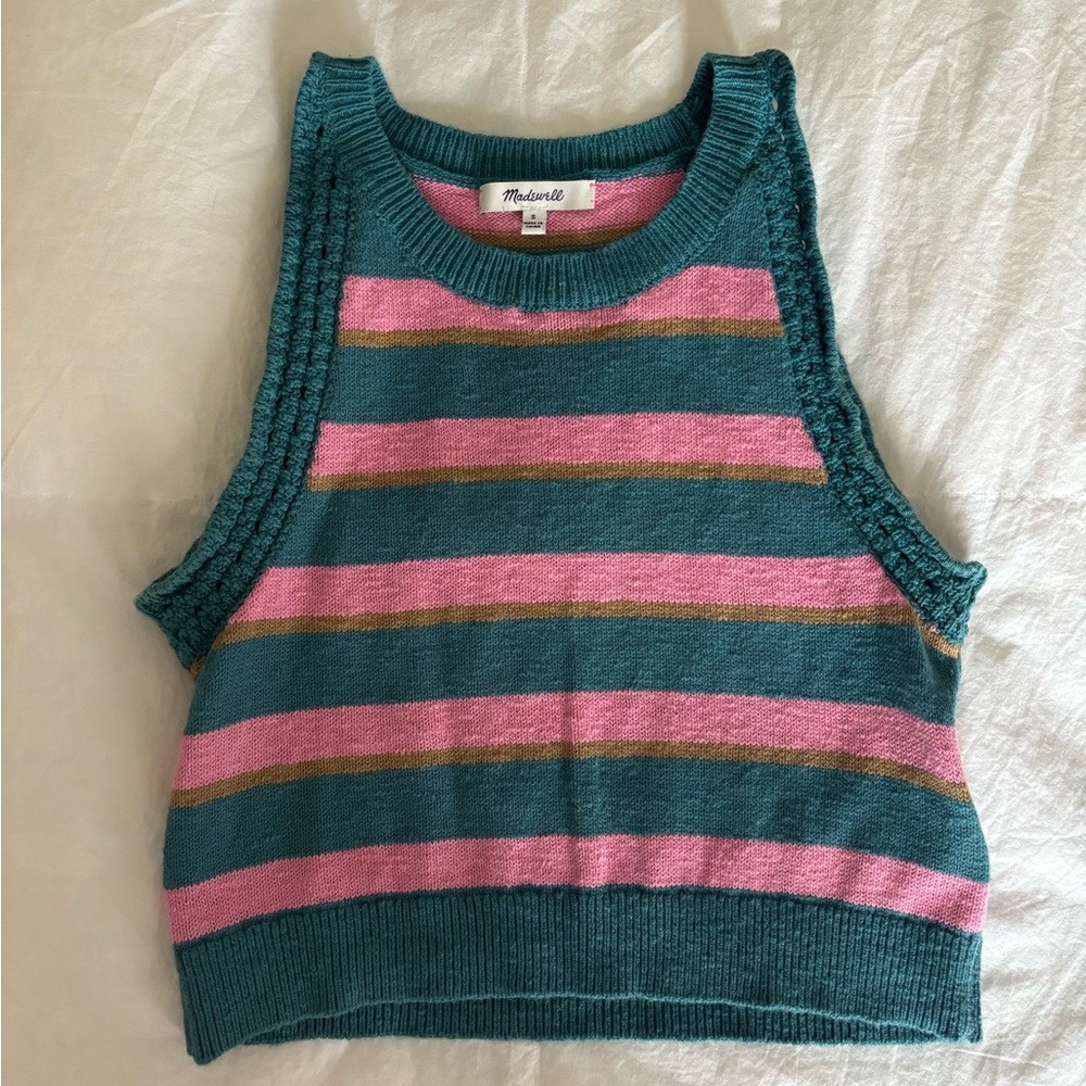Madewell knit crop tank